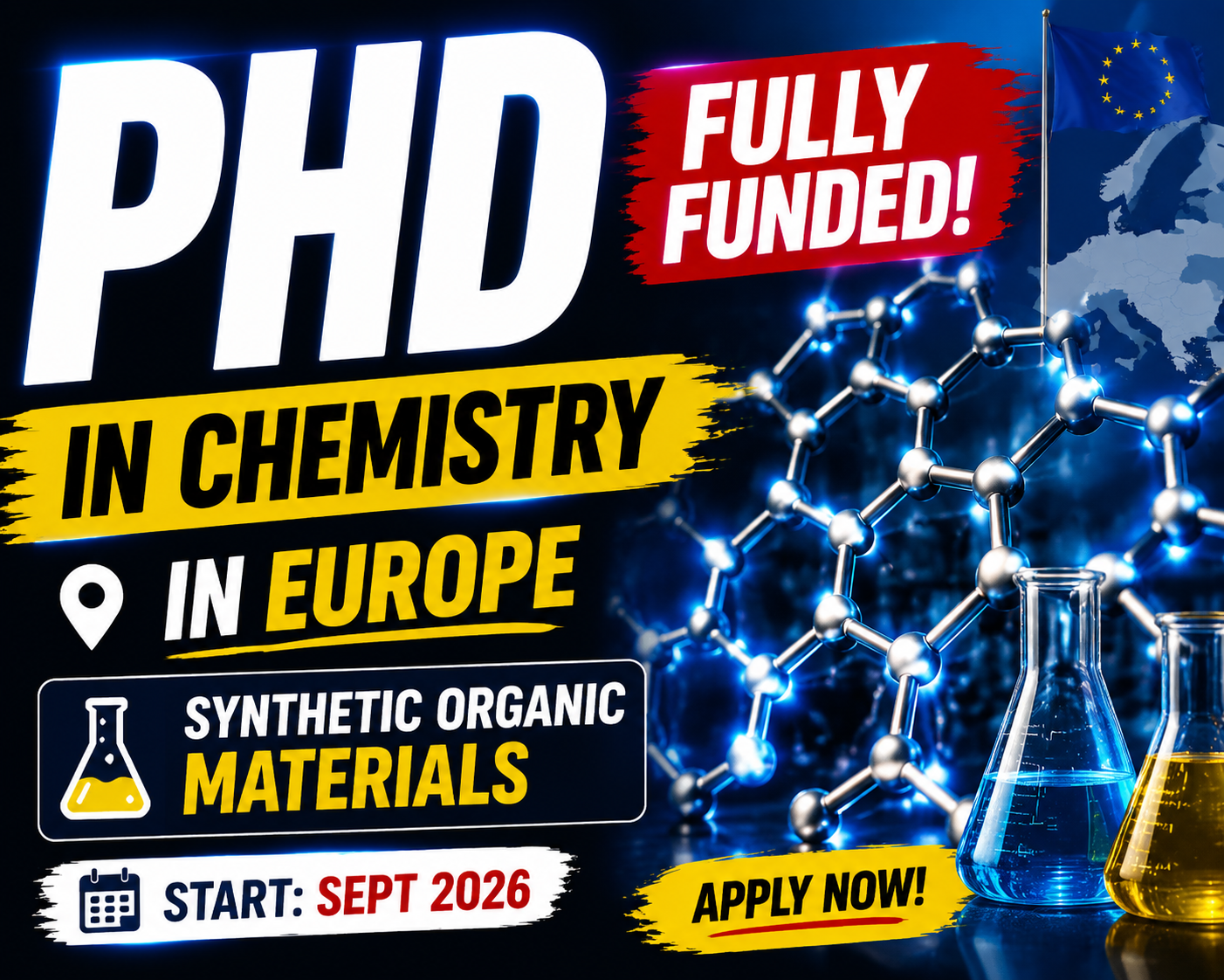 PhD Position in Synthetic Organic Materials
